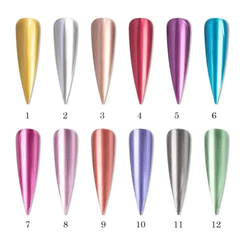 Mirror Nail Polish | High - Shine Metallic Finish | Long - Lasting & Durable | 8ml Bottle - Glam Global UKGlam Global UK