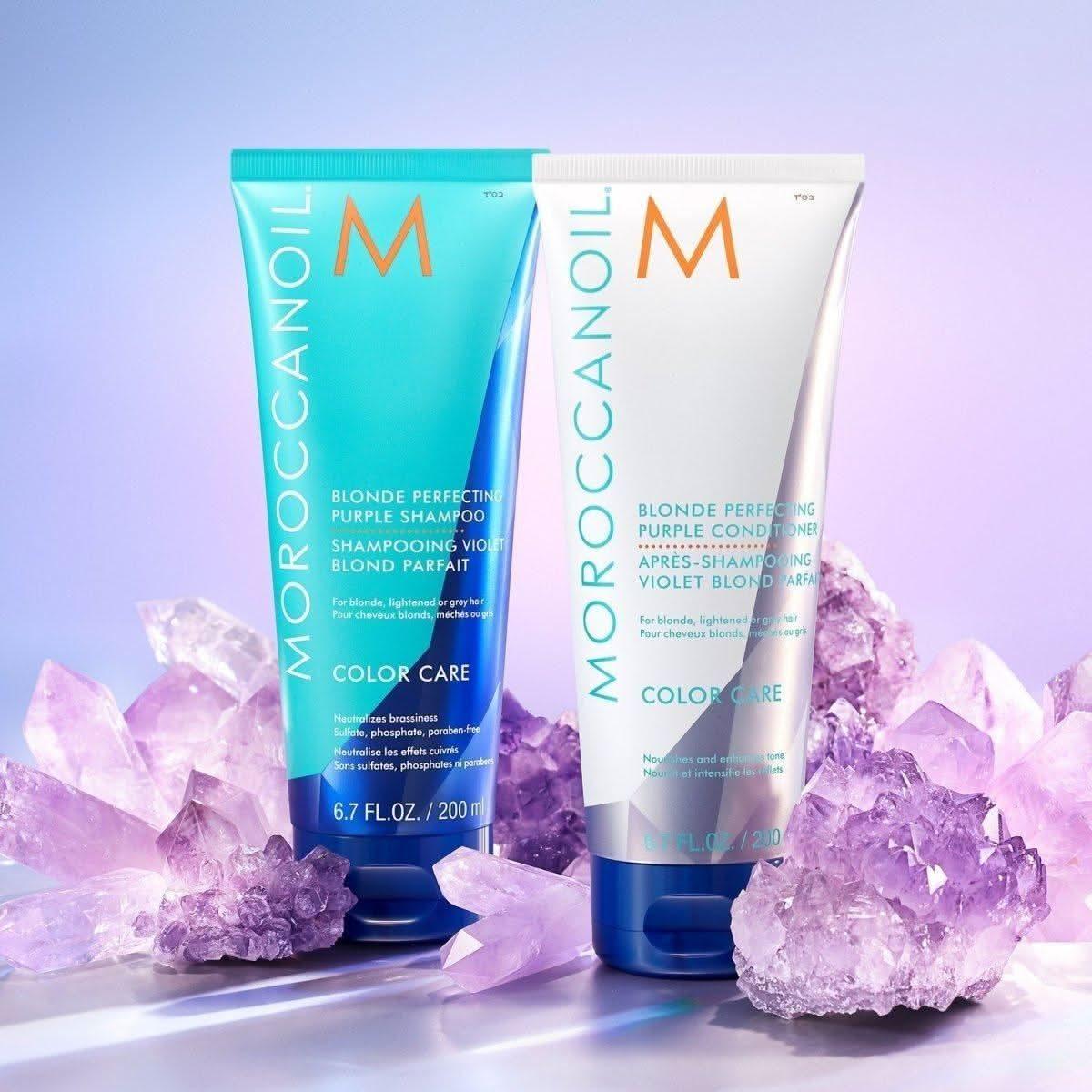 Moroccanoil | Blonde Perfecting Purple Conditioner | 200ml - Glam Global UKMoroccanoil