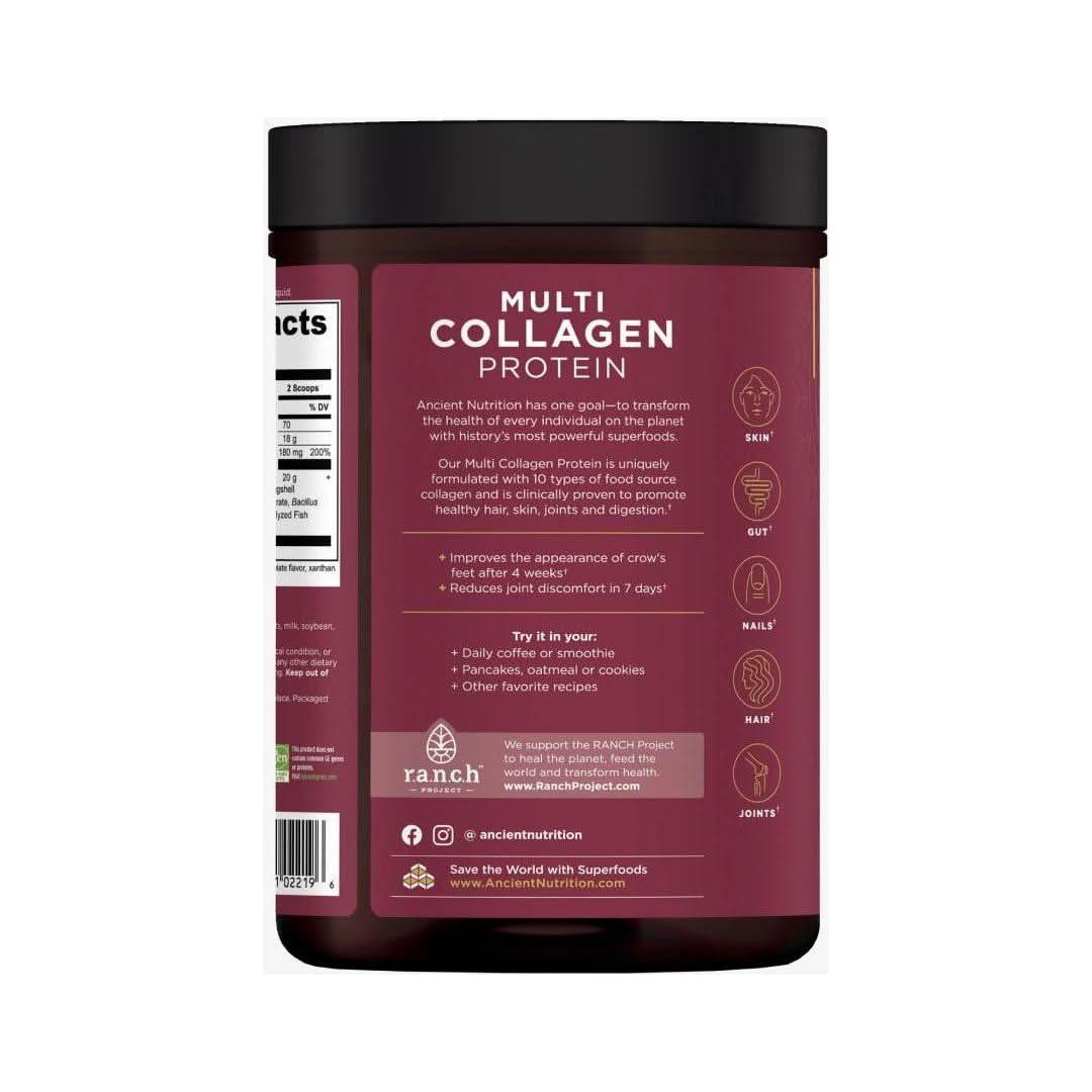 Ancient Nutrition Multi Collagen Protein - Chocolate - Glam Global UKAncient Nutrition