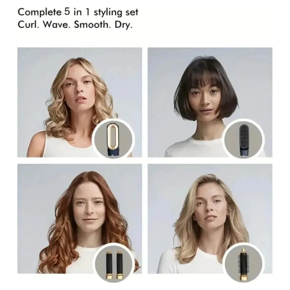 Multi Hair Styler 5 in 1 by Elegant Relations - Glam Global UKElegant Relations