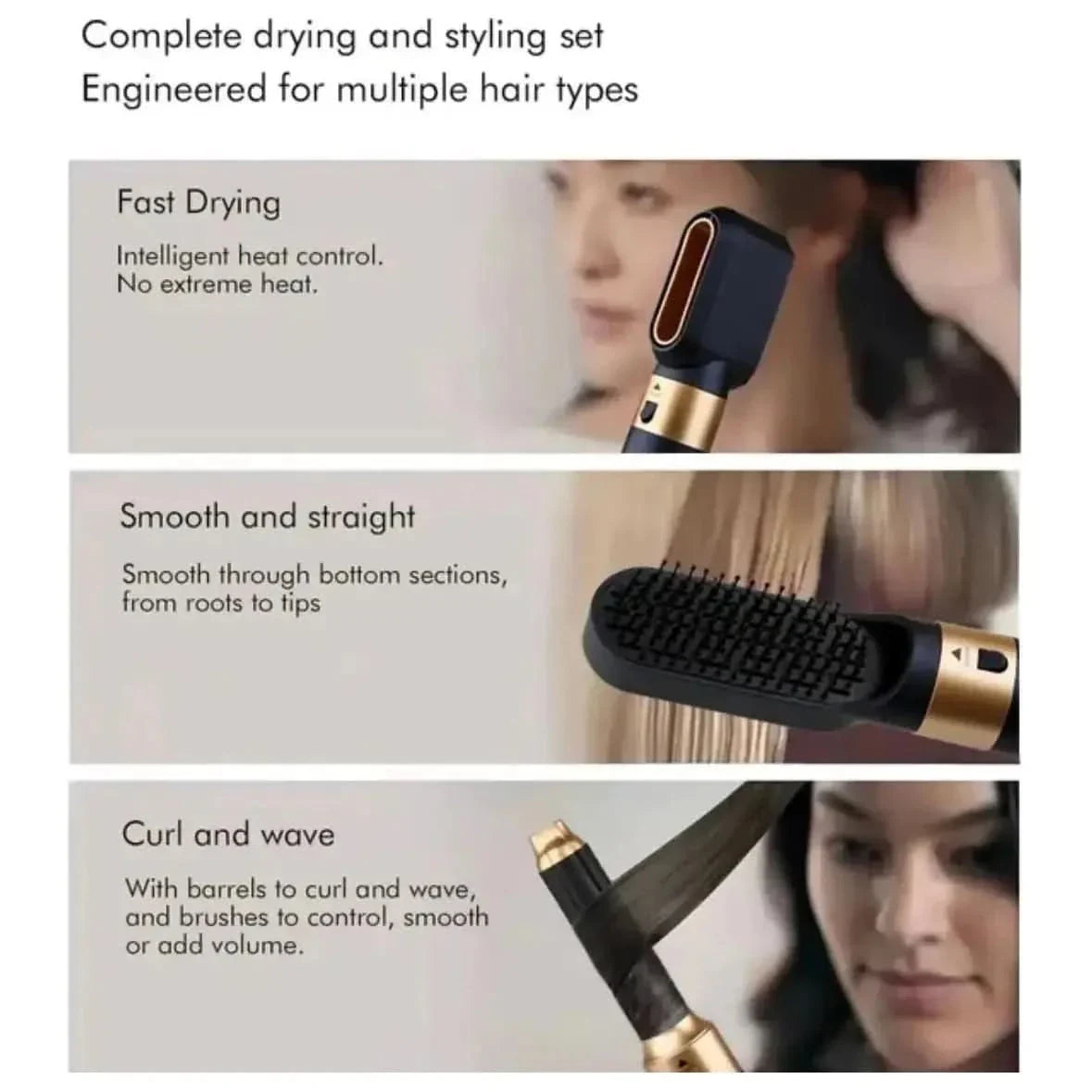Multi Hair Styler 5 in 1 by Elegant Relations - Glam Global UKElegant Relations