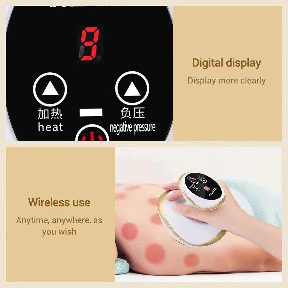 Multifunctional Electric Cupping and Scraping Therapy Device with LCD Display - Glam Global UKGlamGlobal