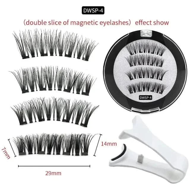 Natural Magnetic Eyelashes - Glam Global UKGlam Global UK