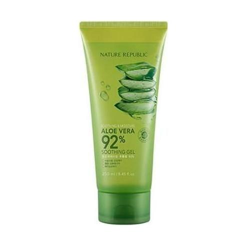 [NATURE REPUBLIC] Soothing & Moisture Aloe Vera 92% Soothing Gel (Tube) 250ml - Glam Global UKNATURE REPUBLIC