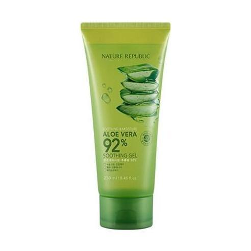 [NATURE REPUBLIC] Soothing & Moisture Aloe Vera 92% Soothing Gel (Tube) 250ml - Glam Global UKNATURE REPUBLIC