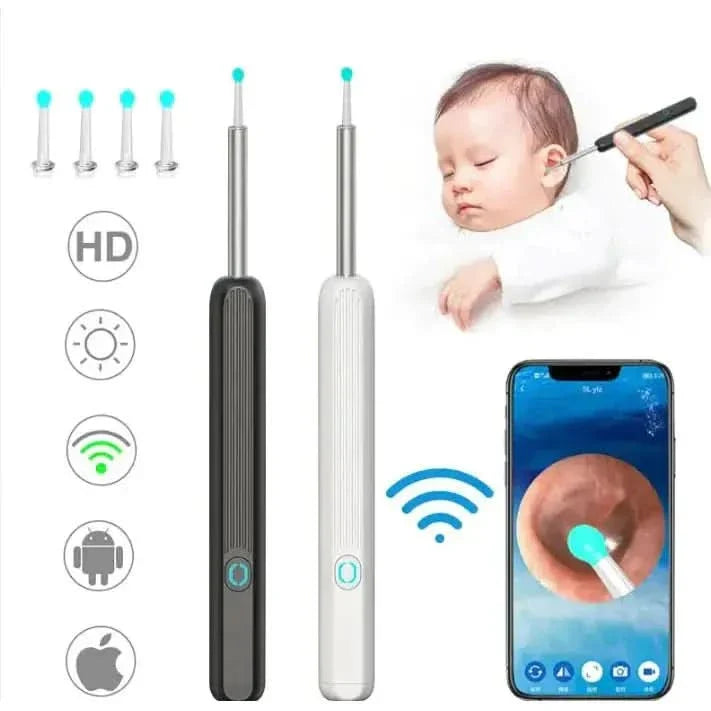 NE3 Wireless Ear Cleaner with Camera & LED Light for iPhone - Glam Global UKGlam Global UK