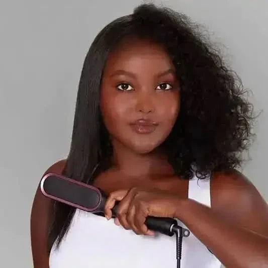 Negative Ion Hair Straightener Styling Comb: Unlock Silky Smooth Hair - Glam Global UKGlam Global UK