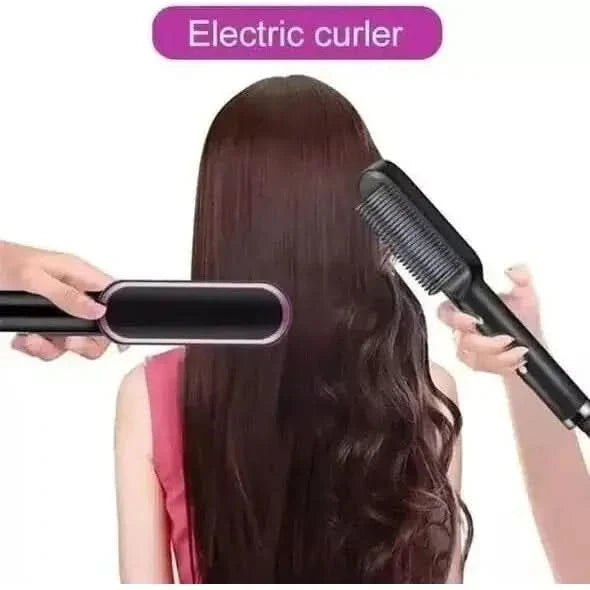 Negative Ion Hair Straightener Styling Comb: Unlock Silky Smooth Hair - Glam Global UKGlam Global UK