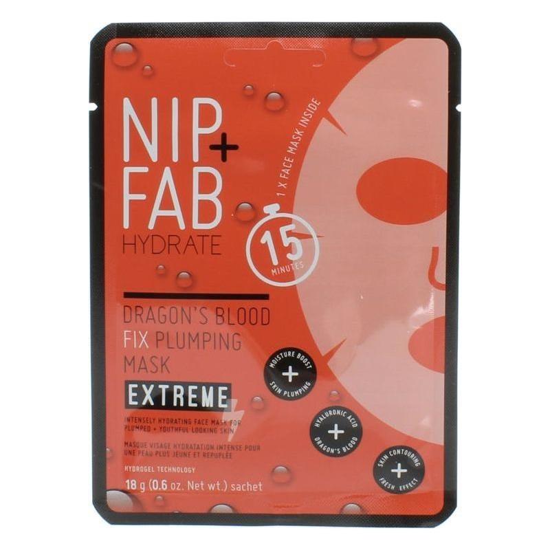 Nip+Fab Glycolic Acid Face Mask Fix Dragon's Blood No Needle Fix Eye 3 x Masks - Glam Global UKNip & Fab