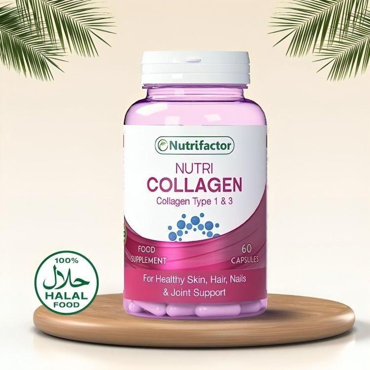 Nutri Collagen - Vitamin C - Biotin - Boost Skin Health & Joint Support (60pcs) - Glam Global UKNutrifactor