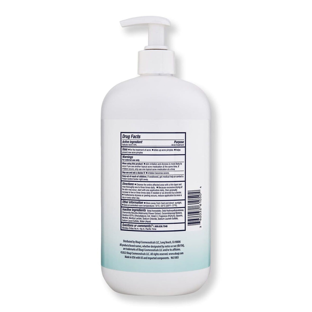Obagi CLENZIderm M.D. Daily Care Foaming Cleanser – 118ml / 1L
