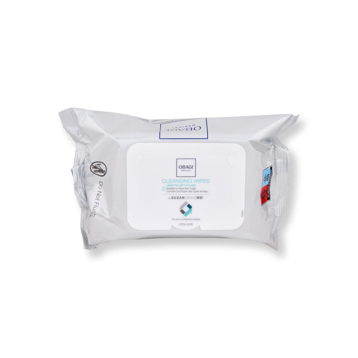 Obagi SuzanObagiMD On the Go Cleansing & Makeup Removing Wipes – 25 Wipes