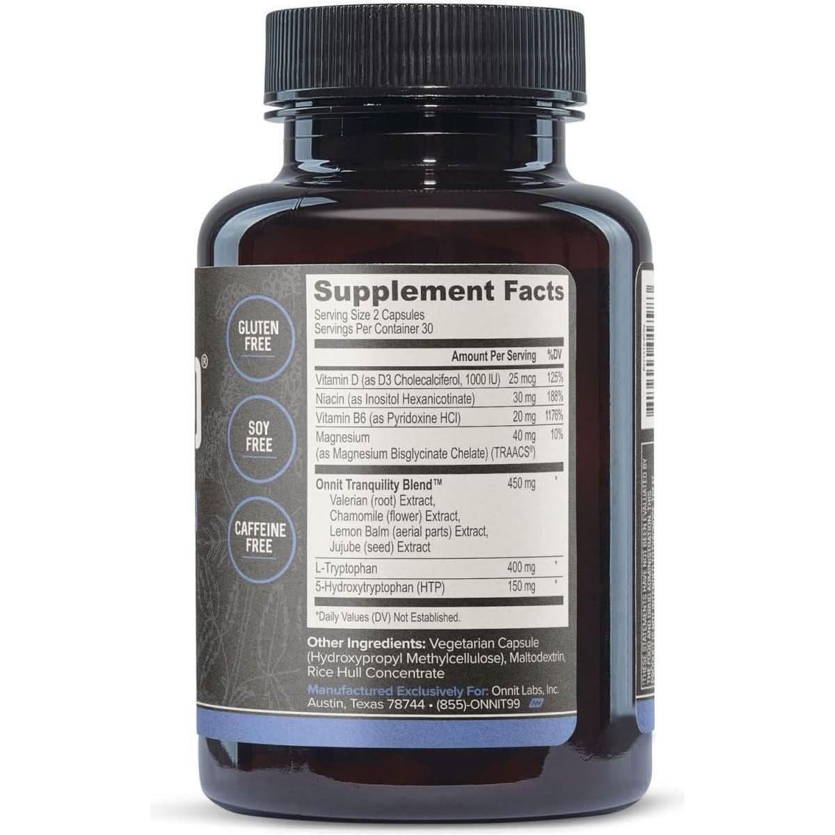 New Mood - Occasional Stress Relief, Sleep and Mood Support Supplement, 60 Count - Glam Global UKOnnit