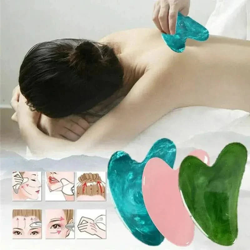 Plate Jade Face Massager Scrapers - Glam Global UKGlam Global UK