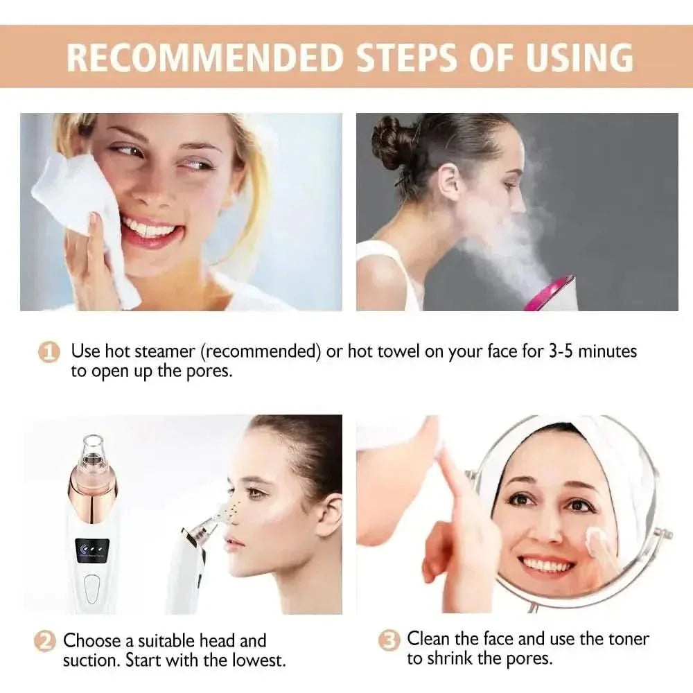 Pore Vacuum Blackhead Remover: The Ultimate Solution for Clear, Radiant Skin - Glam Global UKGlam Global UK