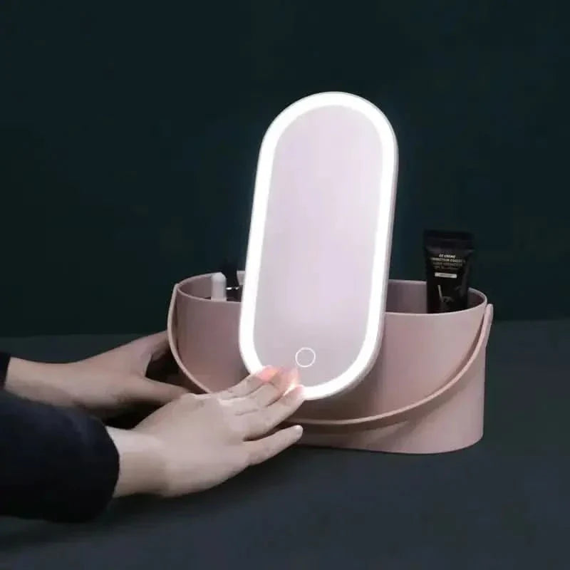 Portable Makeup Organizer Box – Compact, Stylish, and Perfect for Travel - Glam Global UKGlam Global UK