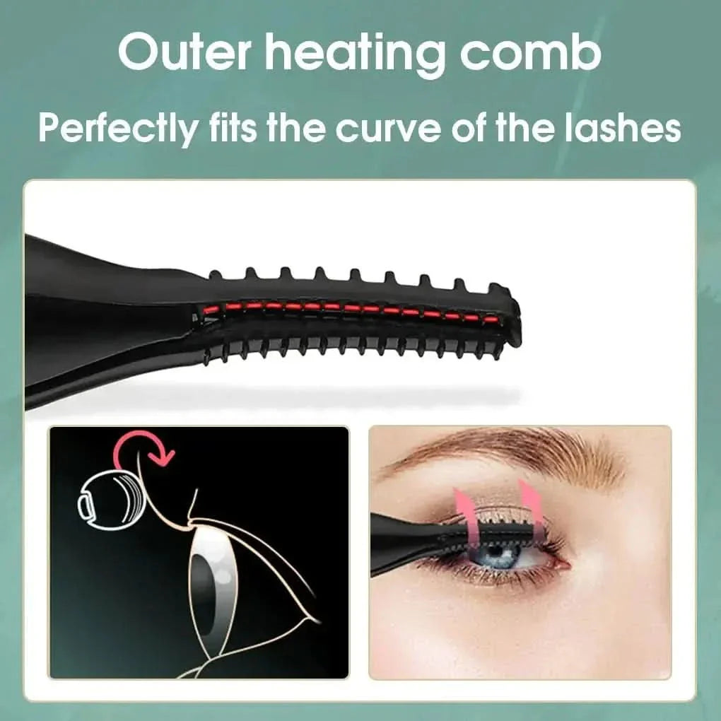 Effortless Elegance with the Portable USB Heated Eyelash Curler - Glam Global UKGlam Global UK