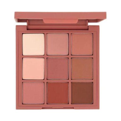 3CE Multi Eye Color Palette 8.1g – Dry Bouquet | Paleta de sombras de ojos rosa tenue de 9 tonos