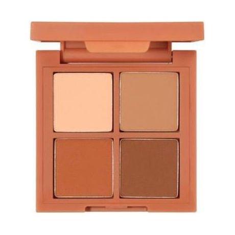 Paleta de sombras de ojos 3CE Mini Multi Eye Color – 3.5g (#Brown Rum) | Tonos cálidos marrón anaranjado para profundidad y definición