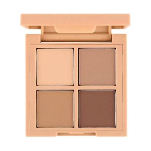 Paleta de Sombras de Ojos Mini Multi de 3CE – #Flat Call | Tonos Marrones Mate Clásicos para una Elegancia Diaria