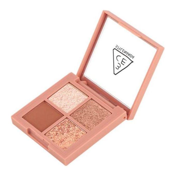 Paleta de sombras de ojos 3CE Mini Multi – #Second Pair – 4.2g | Rosas románticos y marrones cálidos para un look glamuroso diario