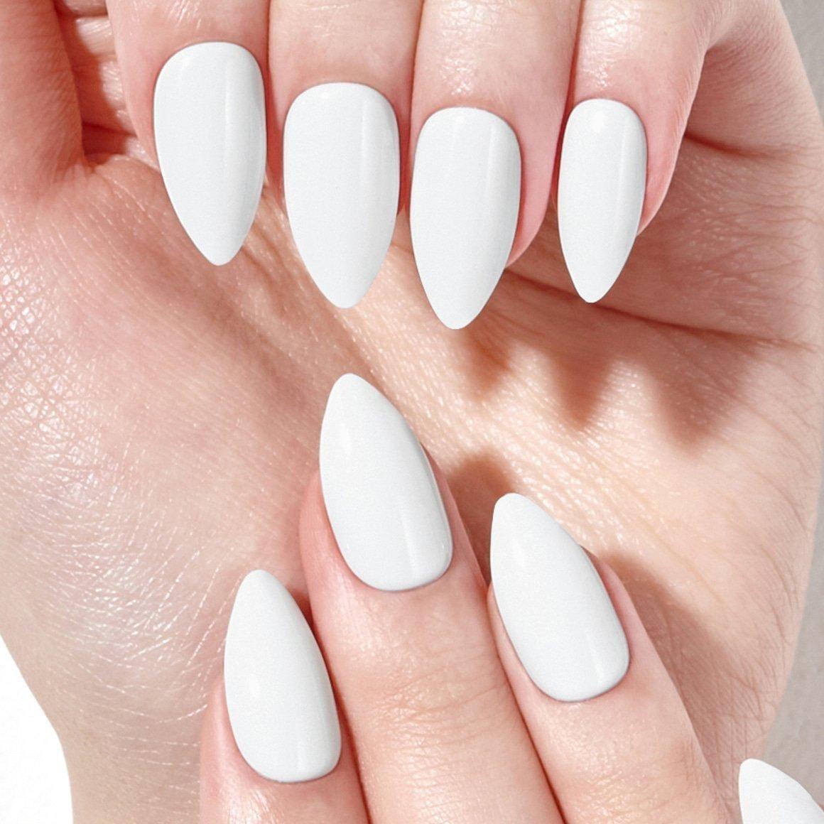 [DASHING DIVA] MAGIC PRESS DESIGN 30 Tips #Titanium Edge White - Glam Global UKDASHING DIVA