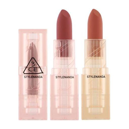 Pintalabios Matte Suave 3CE – 3.5g (Cálido vs. Frío) | Mate Aterciopelado de Larga Duración en 6 Tonos Impresionantes
