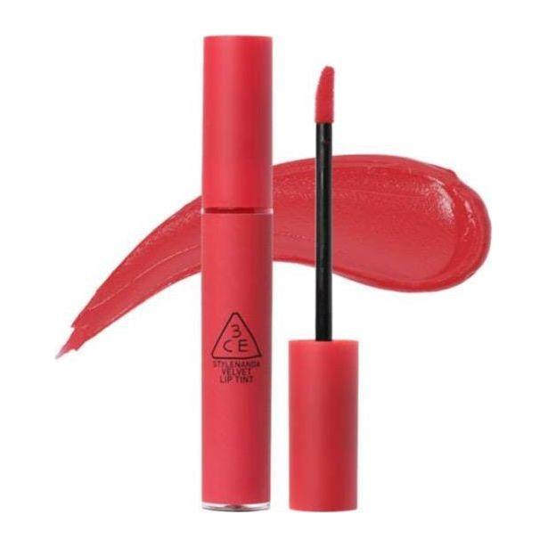 3CE Velvet Lip Tint – 4g (#ABSORBED) | Mate, Ligero y Aerodinámico con Color Construible