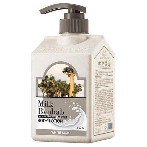 Loción Corporal Leche Baobab BIOKLASSE – Jabón Blanco – 500ml | Hidratación Diaria Ligera y con pH Equilibrado