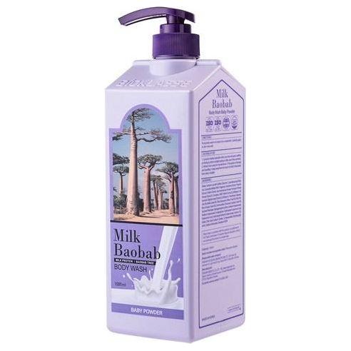 BIOKLASSE LECHE BAOBAB Gel de Baño – 1000ml | Limpieza Suave & Confortante Fragancia a Talco de Bebé