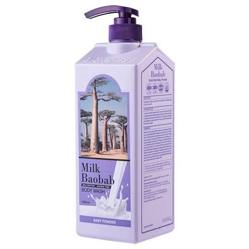 BIOKLASSE LECHE BAOBAB Gel de Baño – 1000ml | Limpieza Suave & Confortante Fragancia a Talco de Bebé