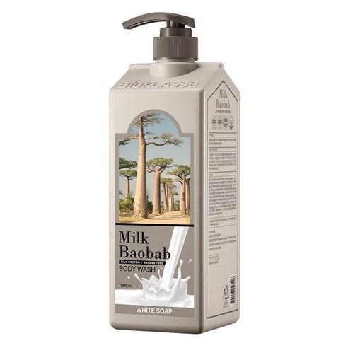 BIOKLASSE MILK BAOBAB Gel de Ducha – 1000ml | Limpieza Suave y Fragancia Duradera a Jabón Blanco