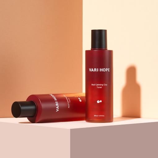 VARIHOPE Tónico Calmante Cica Rojo 200ml | Hidratación Intensiva y Fortalecimiento de la Barrera Cutánea