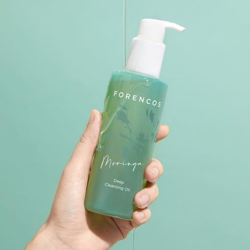 FORENCOS Aceite Limpiador Profundo de Moringa – 200ml | Desmaquillante Suave y Nutritivo