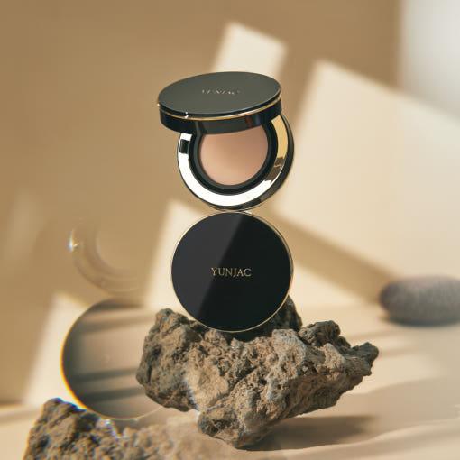 Base de maquillaje en bálsamo YUNJAC Airy Cream Cover - 16g x 2 | Cobertura hidratante e impecable