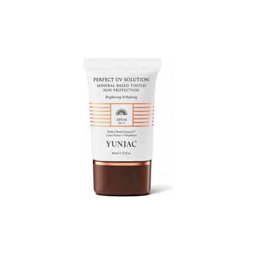 YUNJAC Perfect UV Solution Mineral-Based Tinted Sun Protection SPF43 PA+++ - 40ml | Defensa UV ligera e iluminadora