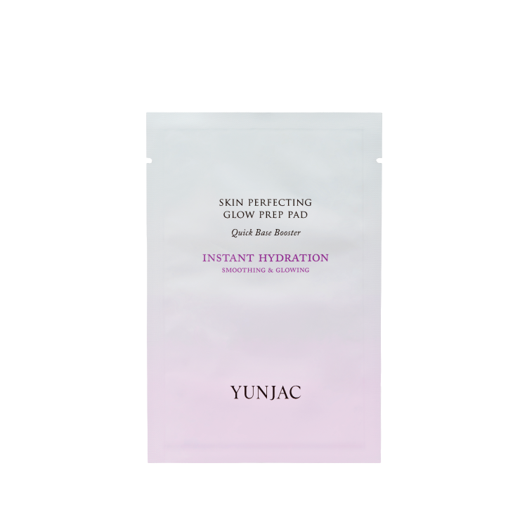 YUNJAC Skin Perfecting Glow Prep Pad - 3 Pads (8g) x 15ud [45P] | Potenciador de maquillaje hidratante y suavizante