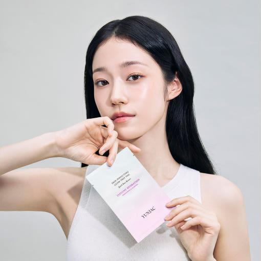 YUNJAC Skin Perfecting Glow Prep Pad - 3 Pads (8g) x 15ud [45P] | Potenciador de maquillaje hidratante y suavizante