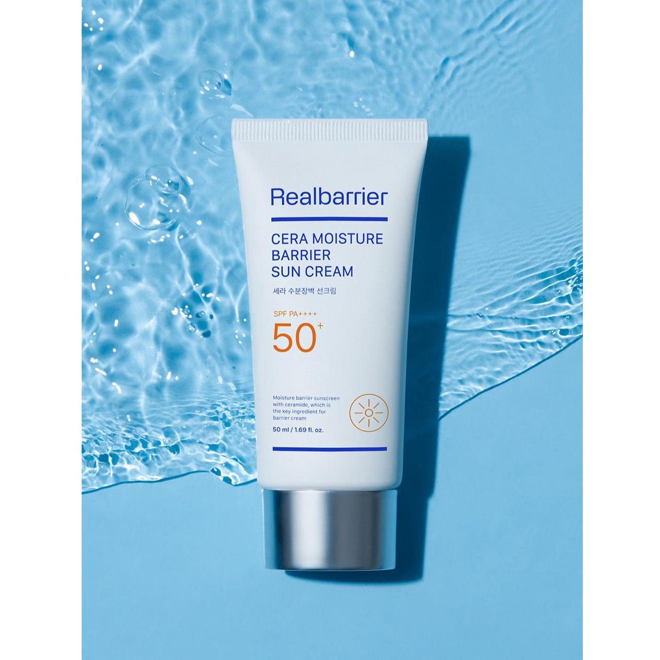 Real Barrier Cera Moisture Barrier Sun Cream – 50ml | SPF 50+ PA++++ Hidratante Diario