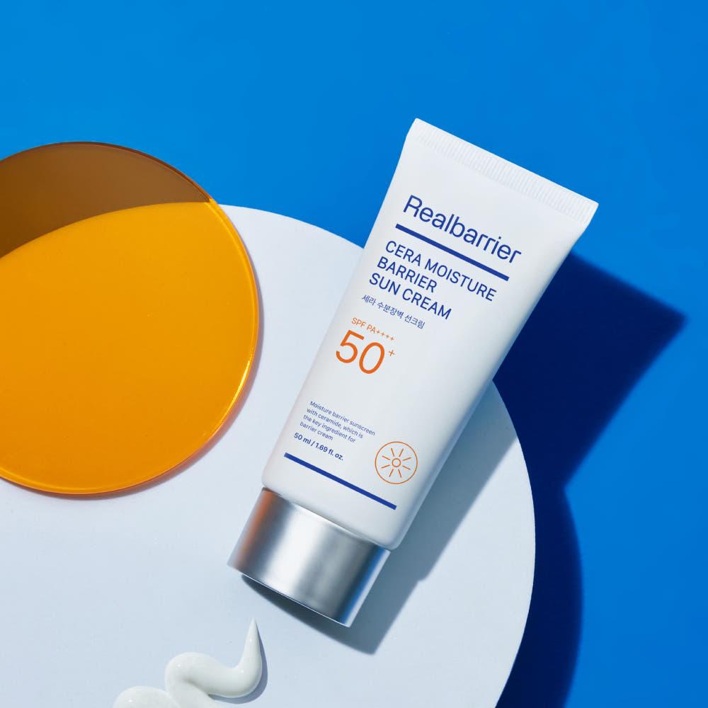 Real Barrier Cera Moisture Barrier Sun Cream – 50ml | SPF 50+ PA++++ Hidratante Diario