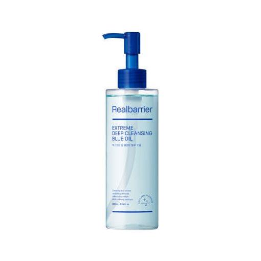 Real Barrier Extreme Deep Cleansing Blue Oil – 200ml | Aceite Limpiador Purificador de Poros y Preservador de Humedad