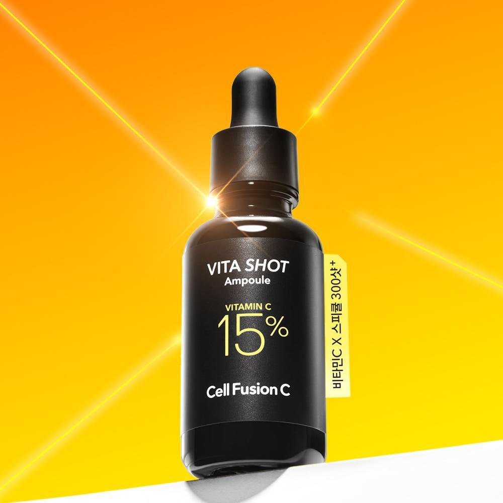 Cell Fusion C VITA SHOT Ampoule 20g×2 Cell Fusion C Toning C Vita Shot Ampoule – 20g | Brightening, Anti-Age