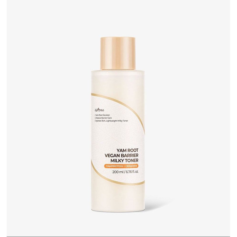 Isntree Yam Root Vegan Barrier Milky Toner, 200ml bottle