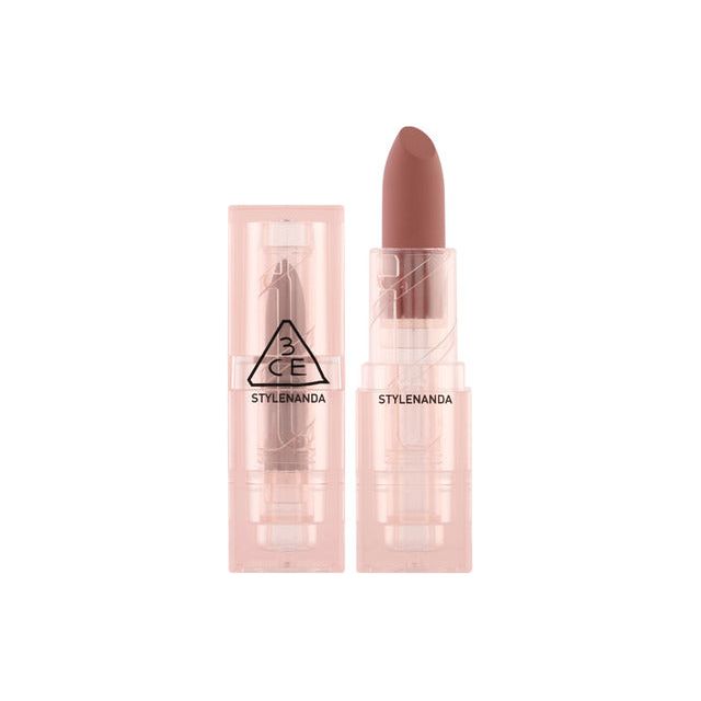 3CE Soft Matte Lipstick 3.5g – Way Back | Mate ultra pigmentado, ligero y duradero