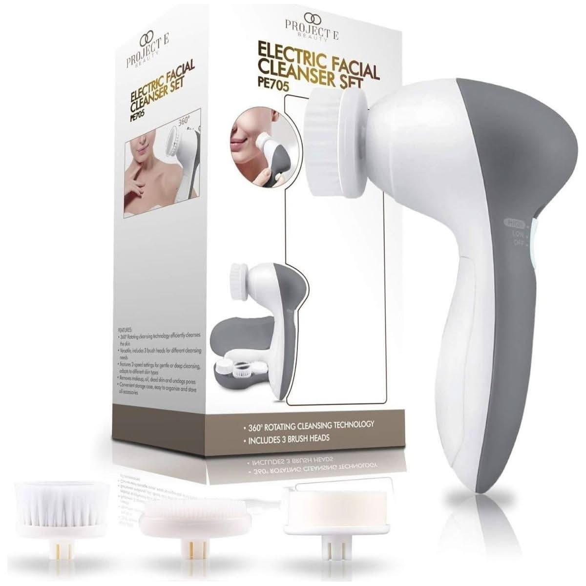 Project E Beauty Electric Facial Cleanser Set - Glam Global UKProject E Beauty