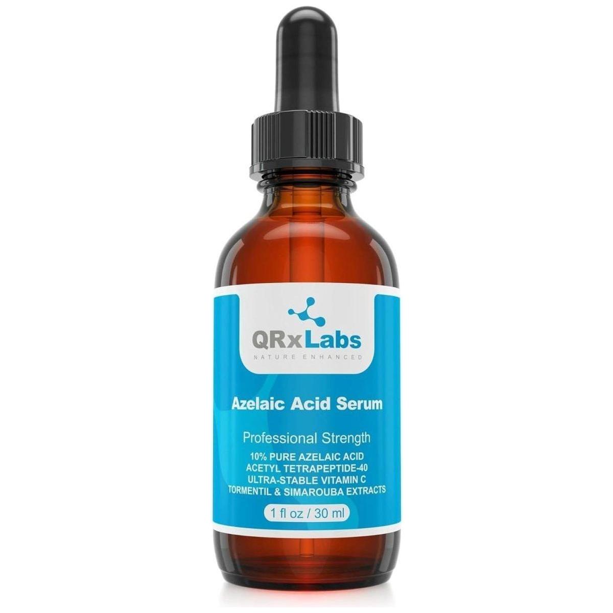 Qrxlabs 10% Azelaic Acid Serum - Reduce Rosacea - 30ml - Glam Global UKQRxLabs