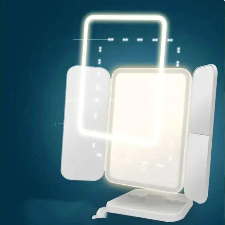 Rechargeable Rotating LED Beauty Mirror - Glam Global UKGlam Global UK