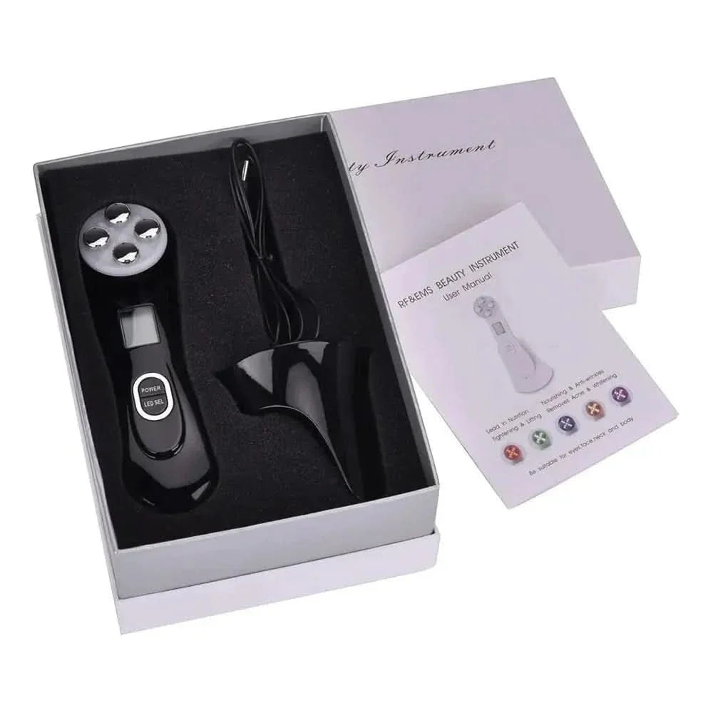 RF EMS LED Photon Facial Rejuvenation Device – Acne & Wrinkle Treatment - Glam Global UKGlam Global UK