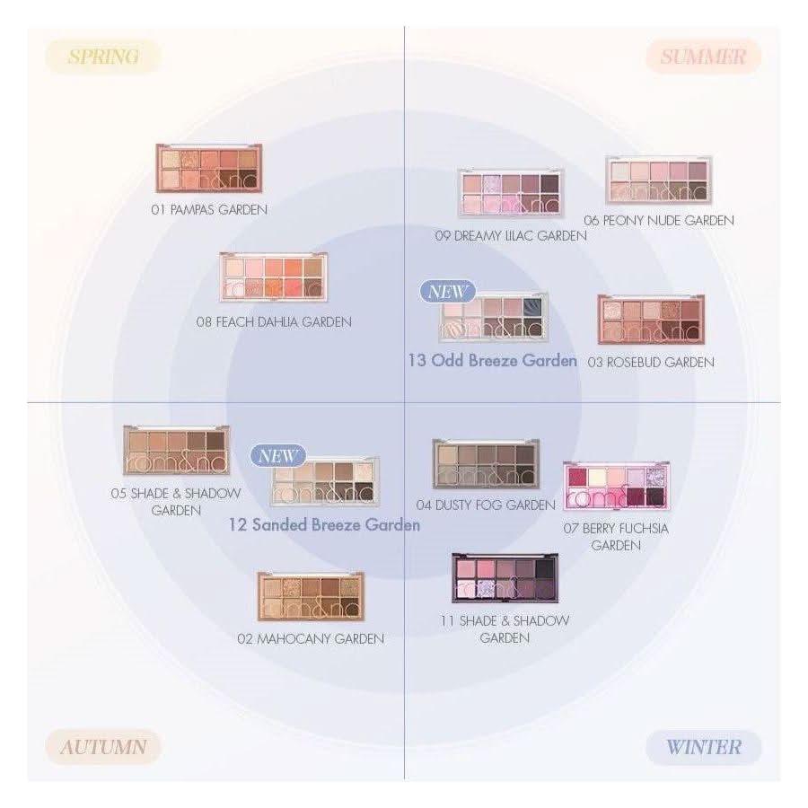 rom&nd BETTER THAN PALETTE SPRING FEVER (2 colors) 6g - Glam Global UKrom&nd
