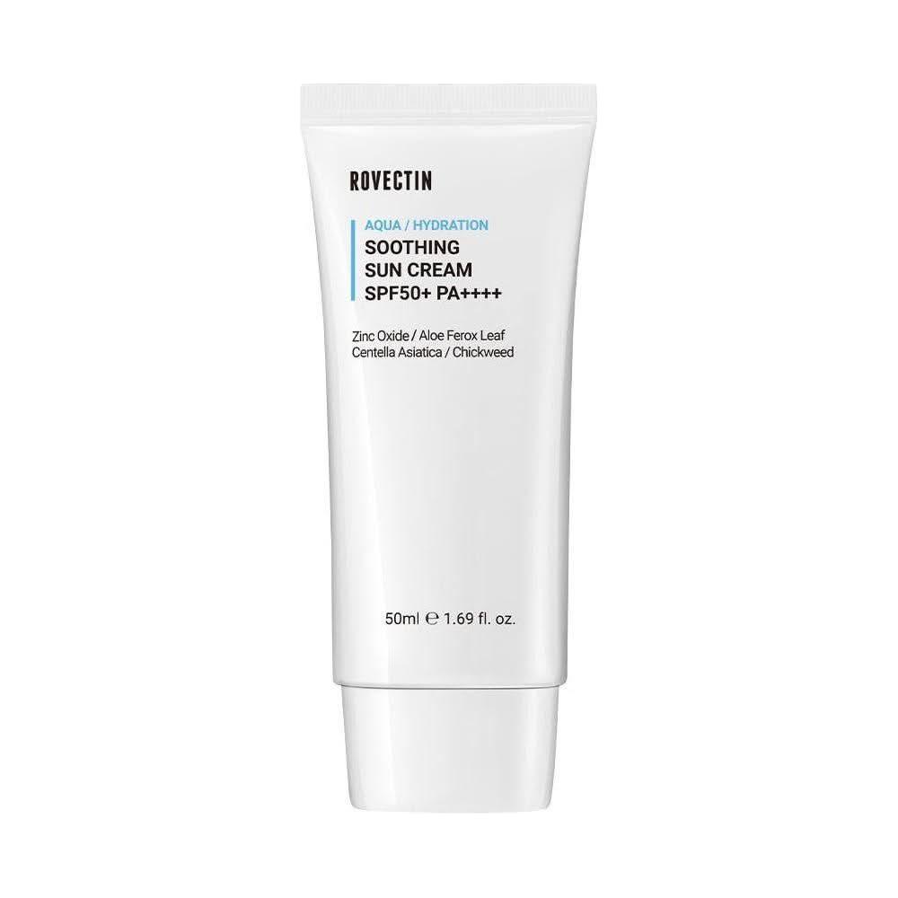 ROVECTIN AQUA SOOTHING SUN CREAM SPF50+ PA++++ 50ml - Glam Global UKROVECTIN